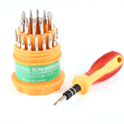 Aexit Nonslip Handle 32 in 1 Phillips Slotted Round Spanner Screwdriver Bit (ee0fd580cdefab9377ff275bc3ed2889)