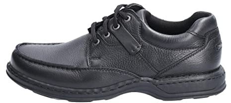Hush Puppies Randall II, Zapatos de Cordones Derby Hombre, Negro (Black Black), 44 EU