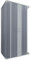 Cabine de douche 3 côtés en Plastique pvc 80x80x80 h 185 mod. Flex avec ouverture centrale