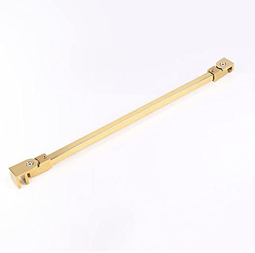 KEMANDUO Barre de support en acier inoxydable pour salle de douche - 80 cm - Peut fixer une épaisseur de verre de 8 à 12 mm - Angle d'installation réglable à 180 °.