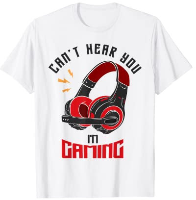 No te oigo, juego a los jugadores - Auriculares para Camiseta