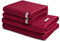 Ross - Selection - Organic Cotton - 2 X Handtuch 2 X Duschtuch - im Set (4er Set Rubin)