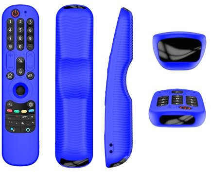 Funda para Mando a Distancia Compatible con LG AN-MR21GC MR21N/21GA/LG OLED TV Funda Protectora para Mando a Distancia de Silicona a Prueba de Polvo para Mando a Distancia (Azul)