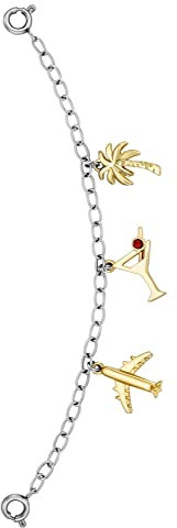 Julie Julsen frei JJCG28365-2 Damen Uhrenkette Charming Edelstahl Bicolor Gold
