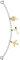 Julie Julsen frei JJCG28365-2 Damen Uhrenkette Charming Edelstahl Bicolor Gold
