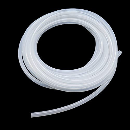Silikonschlauch, iMeistek Lebensmittelechter flexibler Silikonschlauch, 2mm ID x 4mm OD, Länge 8 Meter, Wasser-Luft-SchlauchSchlauchrohr, für Pumpentransfer