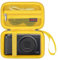 Elonbo Carrying Case for Canon PowerShot V1/ Ricoh GR III HDF/GR IIIx/GR III/GR II/GR Digital Camera, Compact Camera Travel Storage Cover Bag Organizer Holder, Yellow