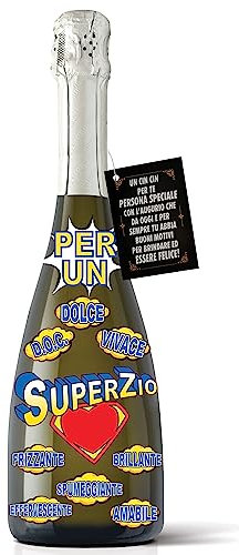 Bottiglia di spumante per festeggiare un SuperZio