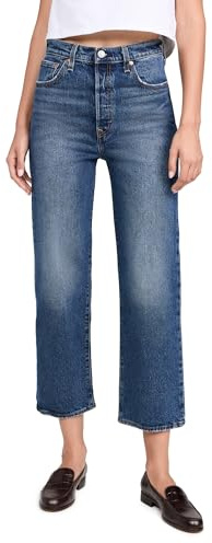 Levi's Damen Ribcage Straight Ankle Jeans