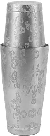 Shaker in Acciaio Inossidabile 304, Shaker Francese a Due Sezioni a Due Sezioni Per Barman E Bar Domestico(Boston Skull)