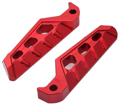 Cale Pied Moto Pour X MAX Pour XMAX 300 125 250 400 Pour NMAX155 Pour NMAX 155 Pièces De Moto Pédale Arrière Repose-pieds Passager Repose-pieds Pied Repose Pied Moto (Couleur : Red)