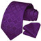 OcioDual Krawatte Lila, Krawatten für Herren mit Einstecktuch, Tie, Elegant Set für Feiern, Events, Hochzeitskrawatten, Krawatte Damen, Geschäftsleute, Herrenkrawatten für Geschenke