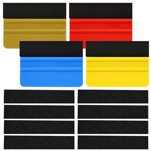 WYRGQIQN Qualitäts Rakel-Set für Folie 12PCS, Inklusive Fensterfolie Rakel und Tönungsfolie Auto Zubehör, Perfekt für Ihre Folierungs-Werkzeug Bedürfnisse