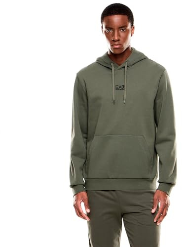 EA7 EMPORIO ARMANI 7 LOGO EA M MILITÄR GRÜN HOODIE HERREN, grün, 80