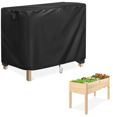 Velfree Raised Garden Bed Outdoor Cover for Winter, Waterproof Cover for Elevated Planter Box Stand - 48 x 24 x 30 inch