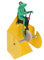 Frosch, Einrad-Toilettenpapierhalter aus Eisen und Holz, Wandmontage, Lustiger Taschentuchrollenspender mit Bad und Küche
