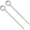TERF® 12mm X 300mm Welded Screw Eye 12mm X 300mm Heavy Duty Zinc Plated Steel Screws in Eye bolt - Pack of 2