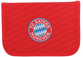 FC Bayern München I Federmäppchen I Schulmäppchen I Federtasche I Kinder I Rot