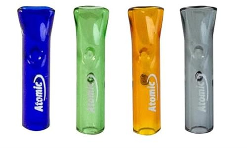 Generisch Glas Tip Mundstück 4 Stück – ca. 3 cm, gemischte Farben, Glasfilter, wiederverwendbar, einzeln verpackt Glas Filter für Kräuter