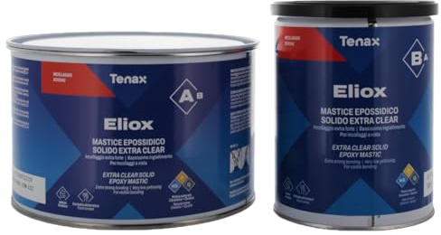 Tenax Epoxiddichtstoff Extra Clear für Lebensmittelkontakt zugelassen, fester Klebstoff, A+B-Set, 2,250 kg