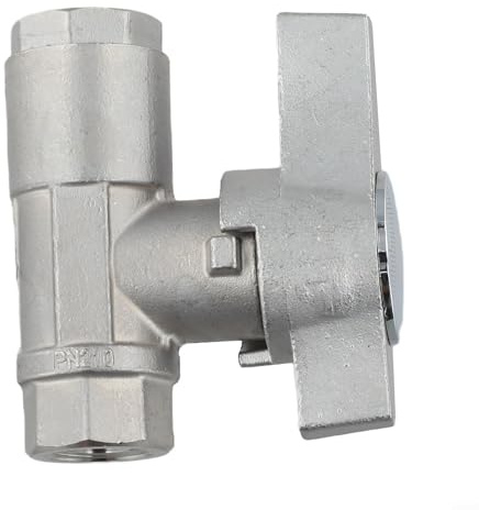Edelstahl 3/8 Zoll Kugelhahn für Hochdruckreiniger – DN10 Schnellanschluss-Absperrventil mit 5000 PSI Bewertung, hohe Durchflusskontrolle für Hochdruckreiniger