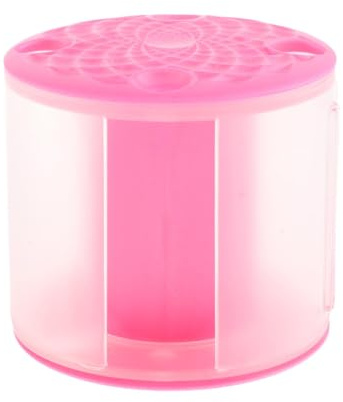 Nsaroche Custodia Porta Nastri Ginnastica Ritmica Organizzatore Nastri Professionale Scatola Porta Rotoli Nastri Avvolginastro Compatto Struttura Solida Manigl, Rosa