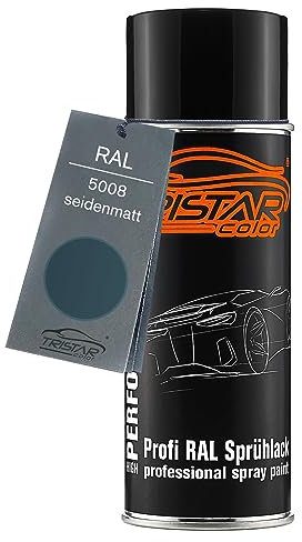 TRISTARcolor RAL 5008 Graublau Bombe de peinture 400 ml mat satiné séchage rapide