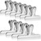 Yucool Lot de 10 en acier inoxydable Sac Clips