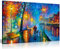 Leonid Afremov Ölgemälde auf Leinwand, abstrakt, für Wohnzimmer, Heimdekoration, Melody of the Night, 46x31 cm (18x12in)
