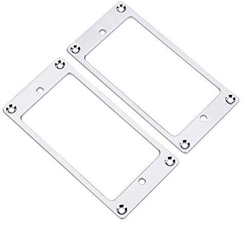 Bnineteenteam 2 stücke E-Gitarren Metall Humbucker Pickup Rahmen Ersatzteile 3 Farbe zu Wählen(Splitter) Zubehör Für Spielinstrumente Musikinstrumentenzubehör