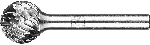 Pferd Hartmetallfräser Kugelform Kud (16 x 14 x 54 Millimeter), Griff 6 Millimeter, Zahnung: Allround, Verwendung in den Hauptmaterialien