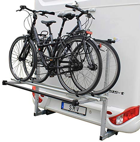 SMV-Metall GmbH Porte-vélos pour camping-car pliable pour 2 vélos/vélos électriques
