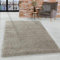 HomebyHome Shaggy Teppich Läufer Flur 80 x 250 cm - Shaggy Teppich Hochflor Natur Extra Weich und Flauschig - Bettvorleger Teppiche für Schlafzimmer - Waschbarer Küchenläufer - Carpet, Halı, Kilim