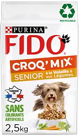 Croquettes pour Chien sénior à la volaille et légumes,2.5 kg