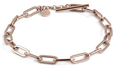 Qudo Armband Padua Edelstahlarmband beschichtet 21 cm lang (rosegold)
