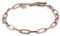 Qudo Armband Padua Edelstahlarmband beschichtet 21 cm lang (rosegold)