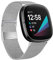 Moydolo Kompatibel mit Fitbit Versa 3 Armband Fitbit Sense Armband, Damen Herren Edelstahl Handgelenk Metall Ersatzband Armbänder Kompatibel für Fitbit Sense/Fitbit Versa 3, Groß, Silber