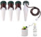 CHSEEO Sistema de Riego Automático Kit, 4 PCS Riego por Goteo Picos, Autorriego De Planta, Dispositivo de Irrigación Automático en Vacaciones, para Regar Plantas en Interiores y Exteriores