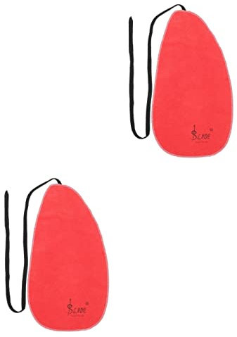 Milisten 2 x Pflege-Klarinetten-Profi-Oboen-Reinigungsmittel für Holzblasinstrumente, rotes Saxophon, Zubehör für Saxophone, Rohrhals, Musikhorn