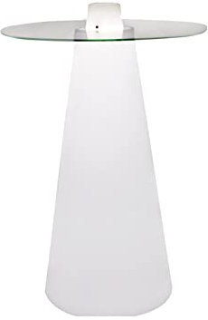 YYUINU LED Light Up Bar Tisch, Outdoor Aktivitäten Bar Tisch, Cocktail Tisch, 16-Farben Wechselnde LED Light Up Möbel Tisch, Wasserdicht, mit Fernbedienung,70x82cm