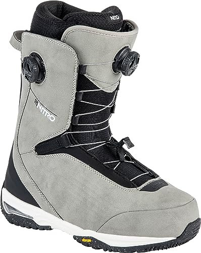 Nitro Herren Chase Dual Boa, All Mountain Freeride Freestyle Premium Boot Snowboardboot, Stone, MP 32.5 // EU 48 2/3 // US 14,5