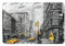 OPSREY Fußmatte mit Aufdruck Love from New York, für den Innen- und Außenbereich, waschbar, langlebig