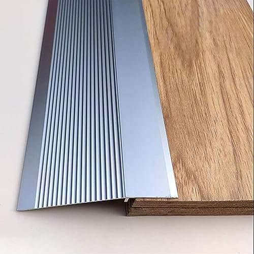 LIYI929GP Rampe De Seuil en Aluminium Convient pour Pente De Seuil De 10-40mm, 10cm De Large Autocollante Seuil De Porte Barre Baguette Recouvrement, Finition pour Moquette Et Sol, Bois sur Carrelage
