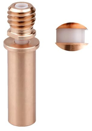 POLISI3D Upgrade Ceramic Core High Flow Bimaterial Heatbreak Feeding Tube Kompatibel mit Anycubic Vyper, Mega S.pro, Kobra 2, Kobra2 Neo, Kobra 2 Pro/Plus mit Max 3D Drucker Zubehör