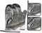 Ofenhandschuhe und Topflappen-Sets, Küchenofenhandschuh und Topflappen, 4 Stück, zum Backen, Grillen, Lynx