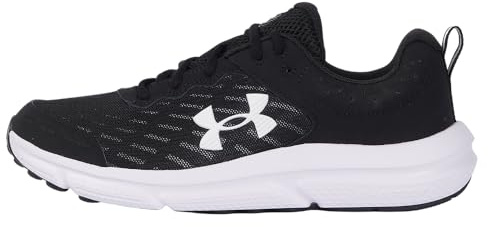 Under Armour Men's Charged Assert 10 Sneaker, (002) Black/Black/Black, 6 UK