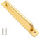 Tirador de puerta para puertas interiores y exteriores, madera o aluminio (dorado)
