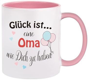 Joymaking Oma Tasse mit Schrift, Kaffeetasse Keramiktasse Geschenk für Großmutter Geburtstag Weihnachten, Muttertagsgeschenke, Oma Geschenke 11oz
