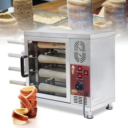 Horno De Chimenea Comercial (Control De Temperatura/TemporizacióN) + 16 Herramientas Para Rollos, Tostadora EléCtrica De 3000 W, Para Restaurante, Hogar, Cocina, Bar De Aperitivos