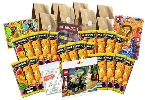 Bundle mit Lego Ninjago Serie 8 Next Level - Der 2023-24 tolle Überraschungen + Exklusive Collect-it Hüllen